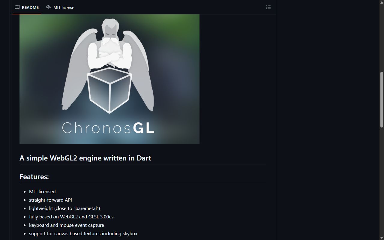ChronosGL WebGL engine